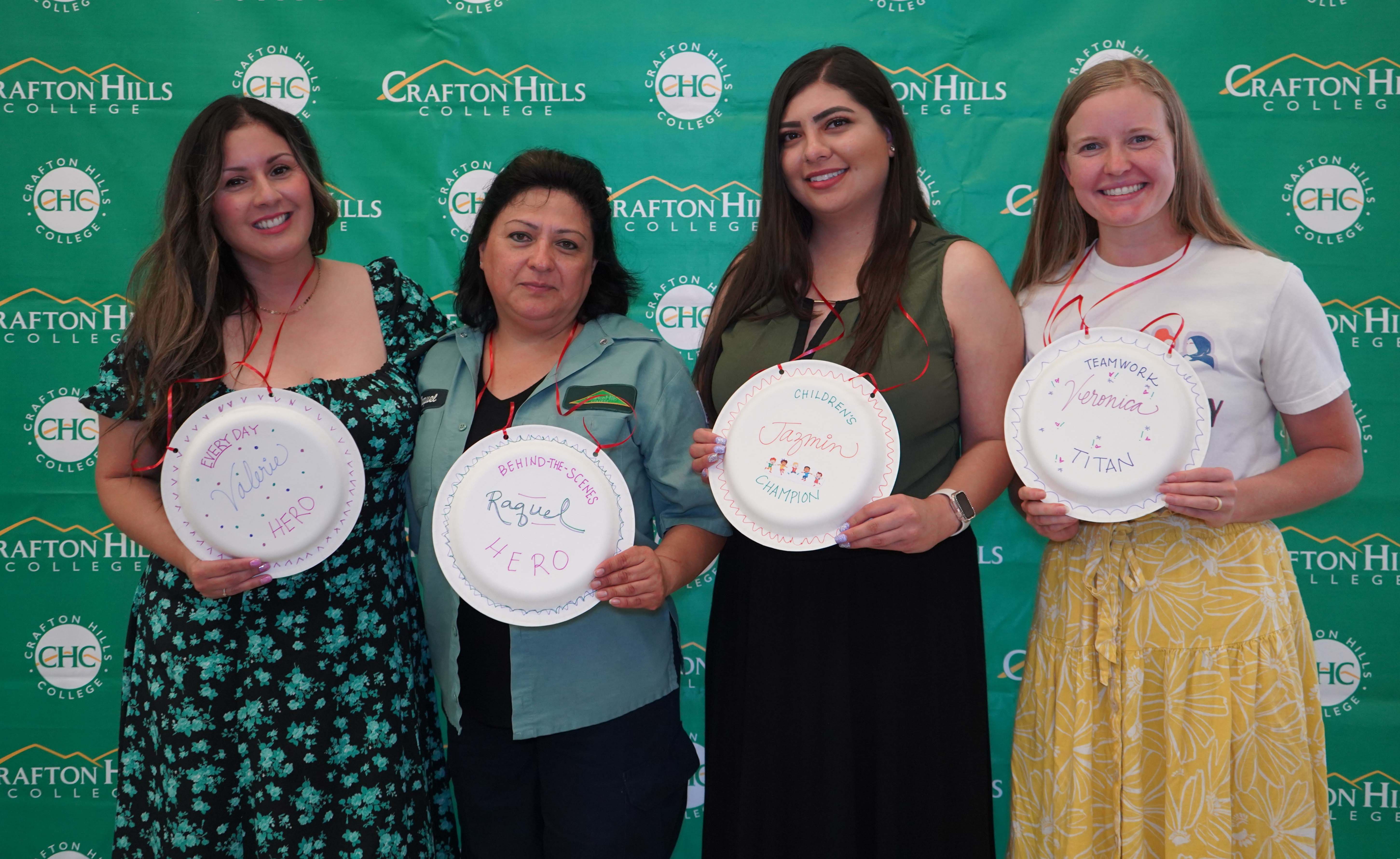 Employess attend a luncheon presented by CHC administrators.