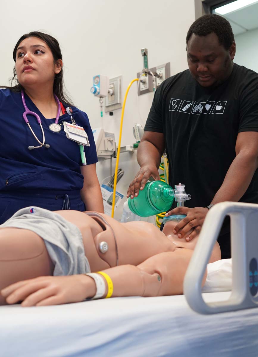 Paramedics with CPR Dummy