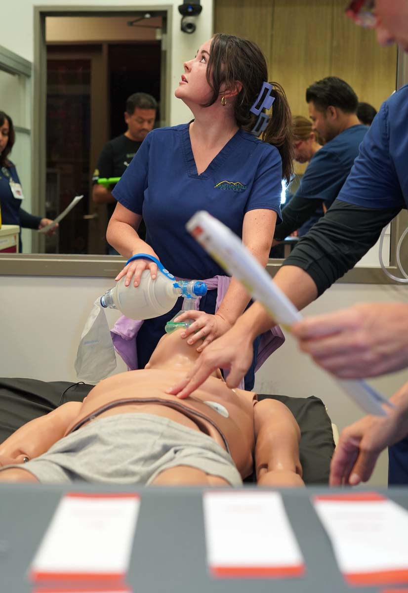 Paramedics with CPR Dummy