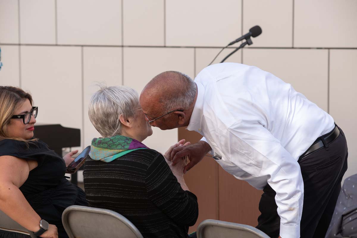 Elaine Rosen and Others at Naming Ceremony