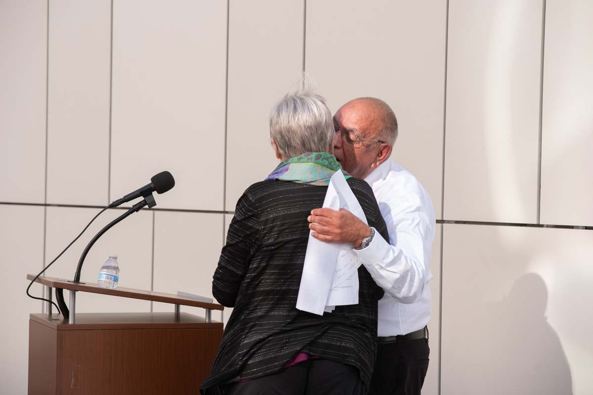Elaine Rosen and Others at Naming Ceremony