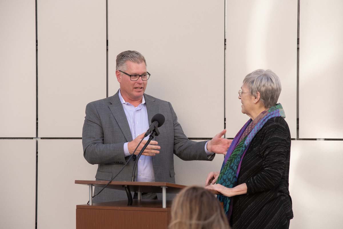 Elaine Rosen and Others at Naming Ceremony