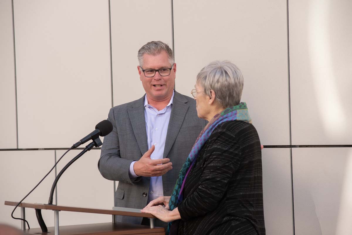 Elaine Rosen and Others at Naming Ceremony