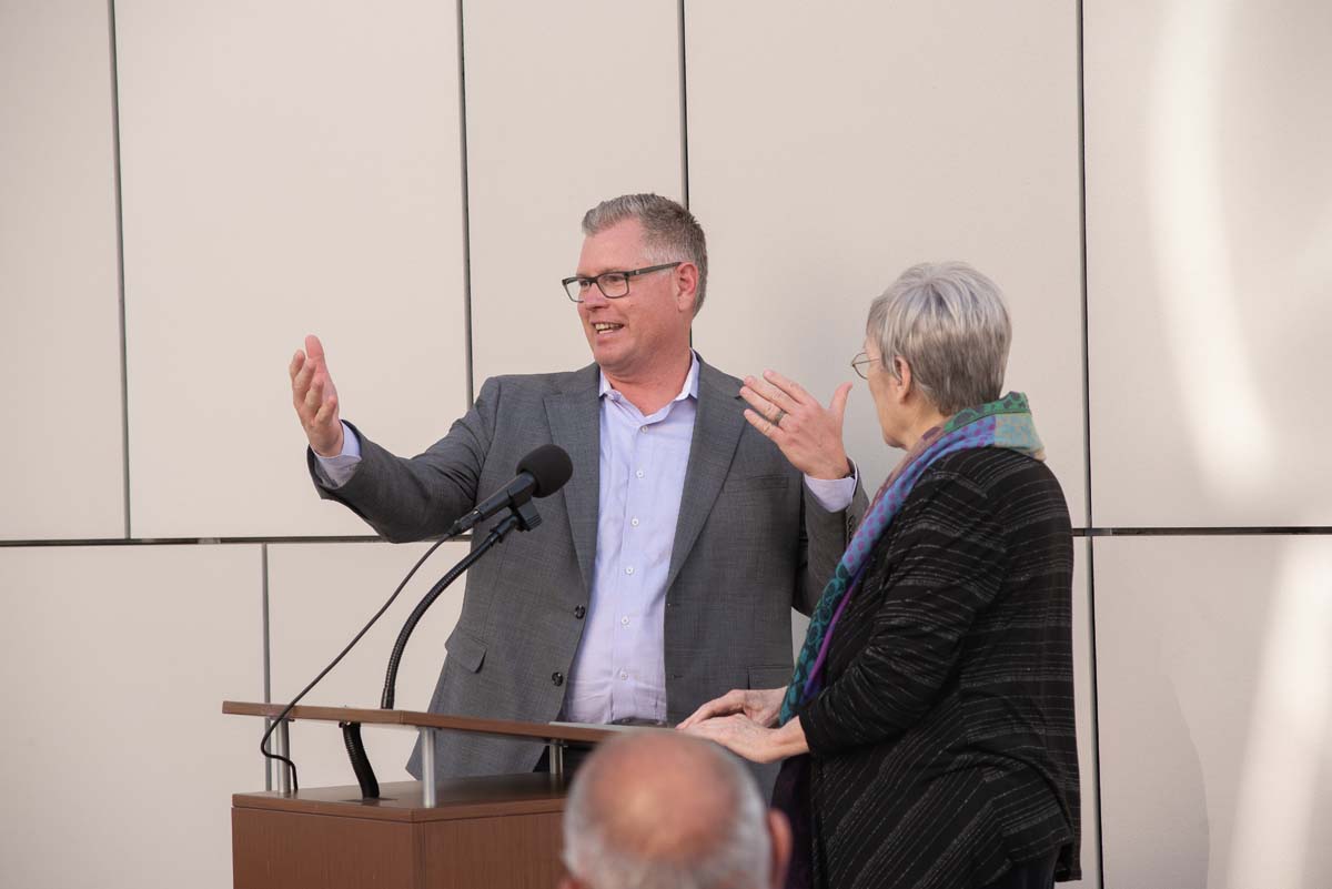 Elaine Rosen and Others at Naming Ceremony