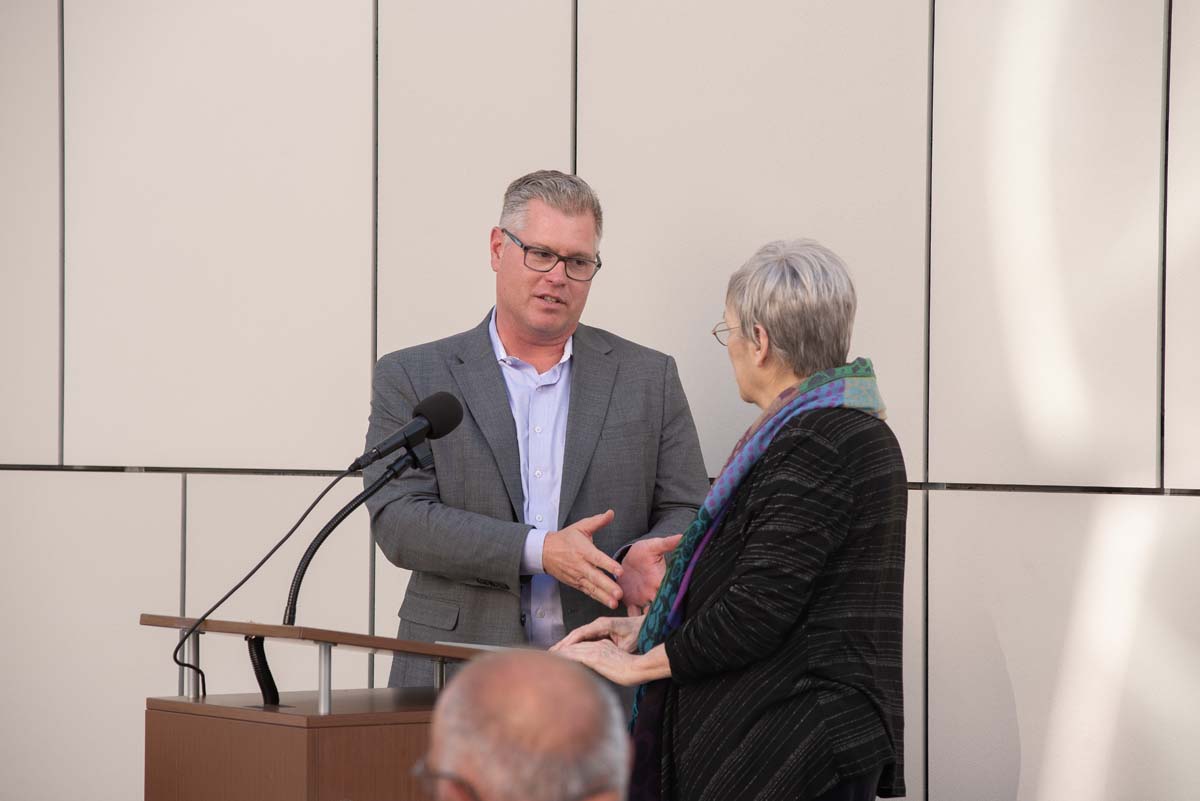 Elaine Rosen and Others at Naming Ceremony