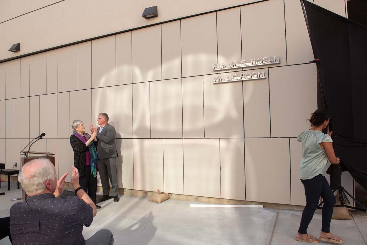 Elaine Rosen and Others at Naming Ceremony