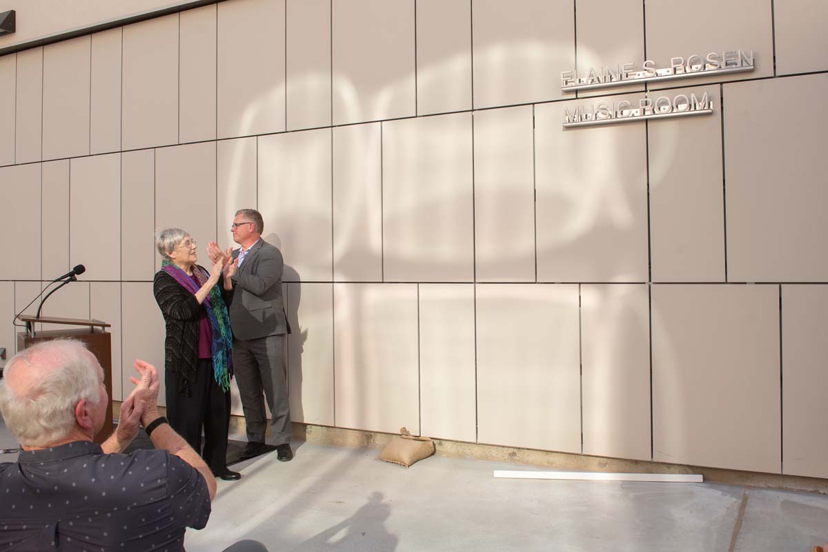 Elaine Rosen and Others at Naming Ceremony
