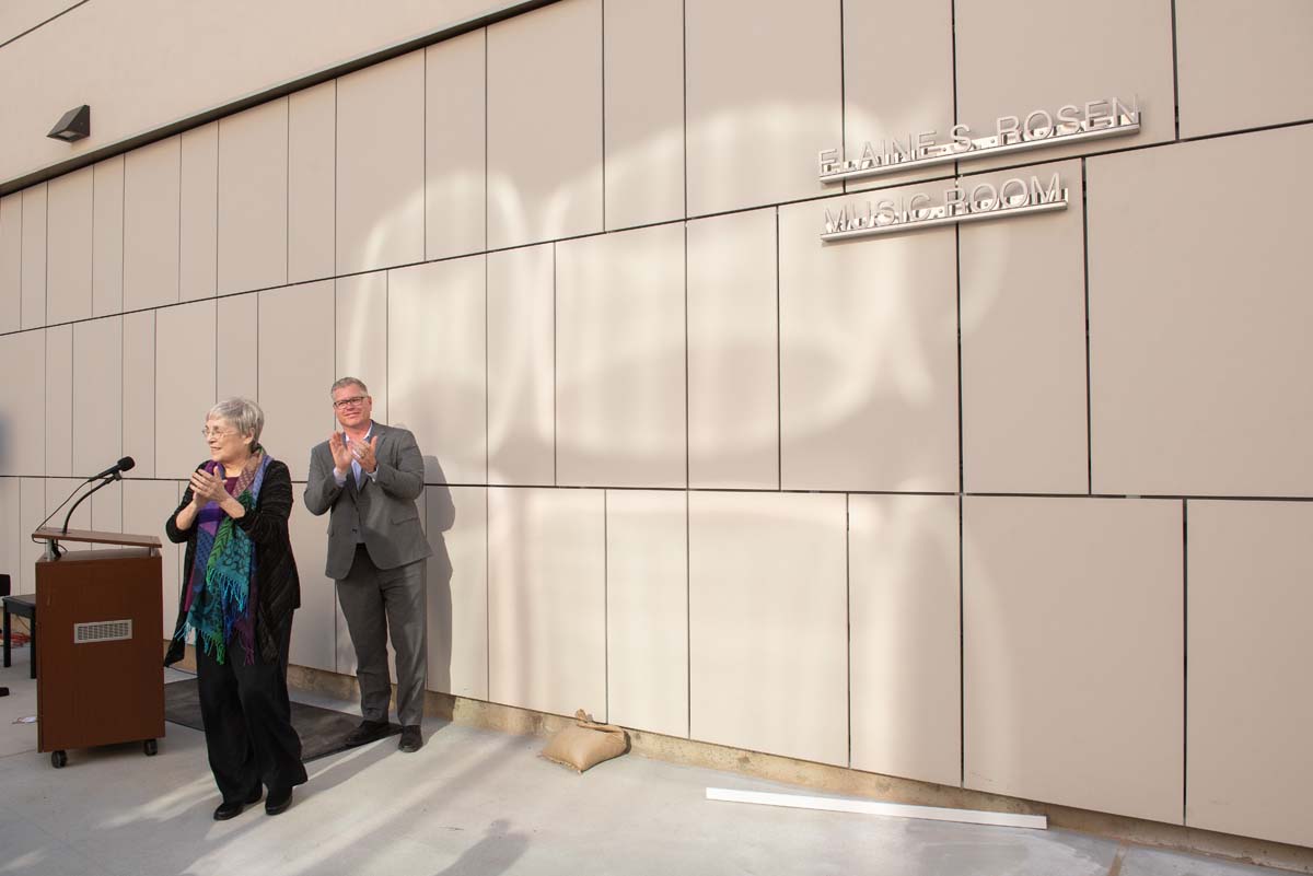 Elaine Rosen and Others at Naming Ceremony