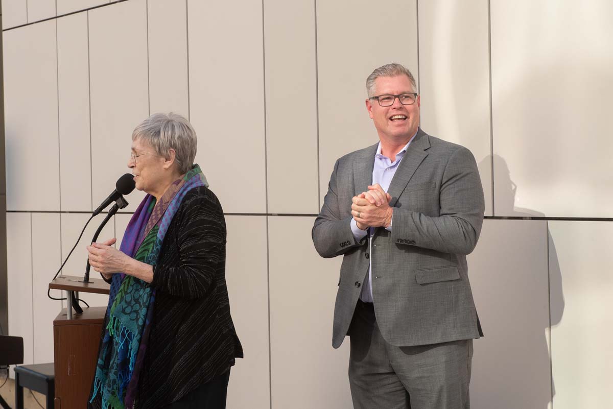 Elaine Rosen and Others at Naming Ceremony