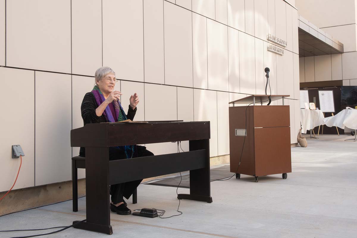 Elaine Rosen and Others at Naming Ceremony