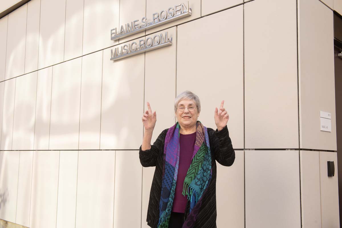 Elaine Rosen and Others at Naming Ceremony