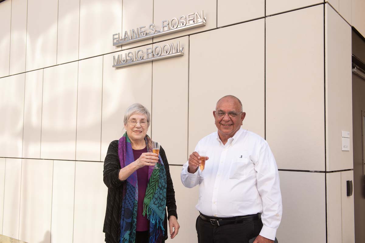 Elaine Rosen and Others at Naming Ceremony