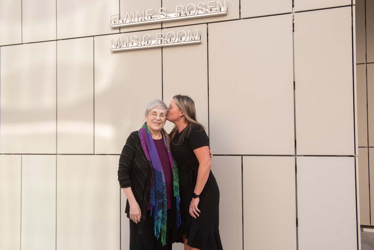 Elaine Rosen and Others at Naming Ceremony