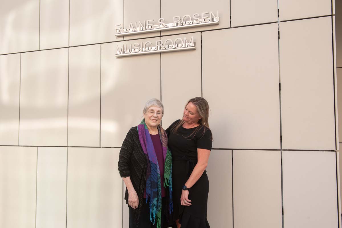 Elaine Rosen and Others at Naming Ceremony