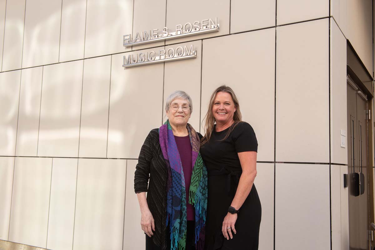 Elaine Rosen and Others at Naming Ceremony