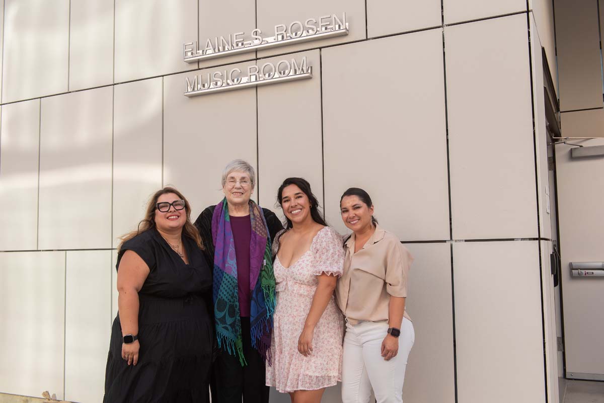 Elaine Rosen and Others at Naming Ceremony
