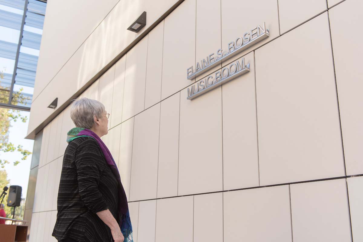 Elaine Rosen and Others at Naming Ceremony