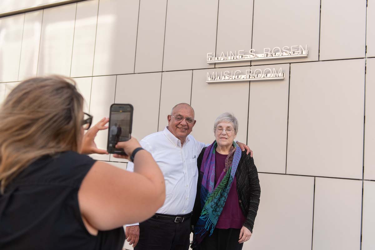 Elaine Rosen and Others at Naming Ceremony