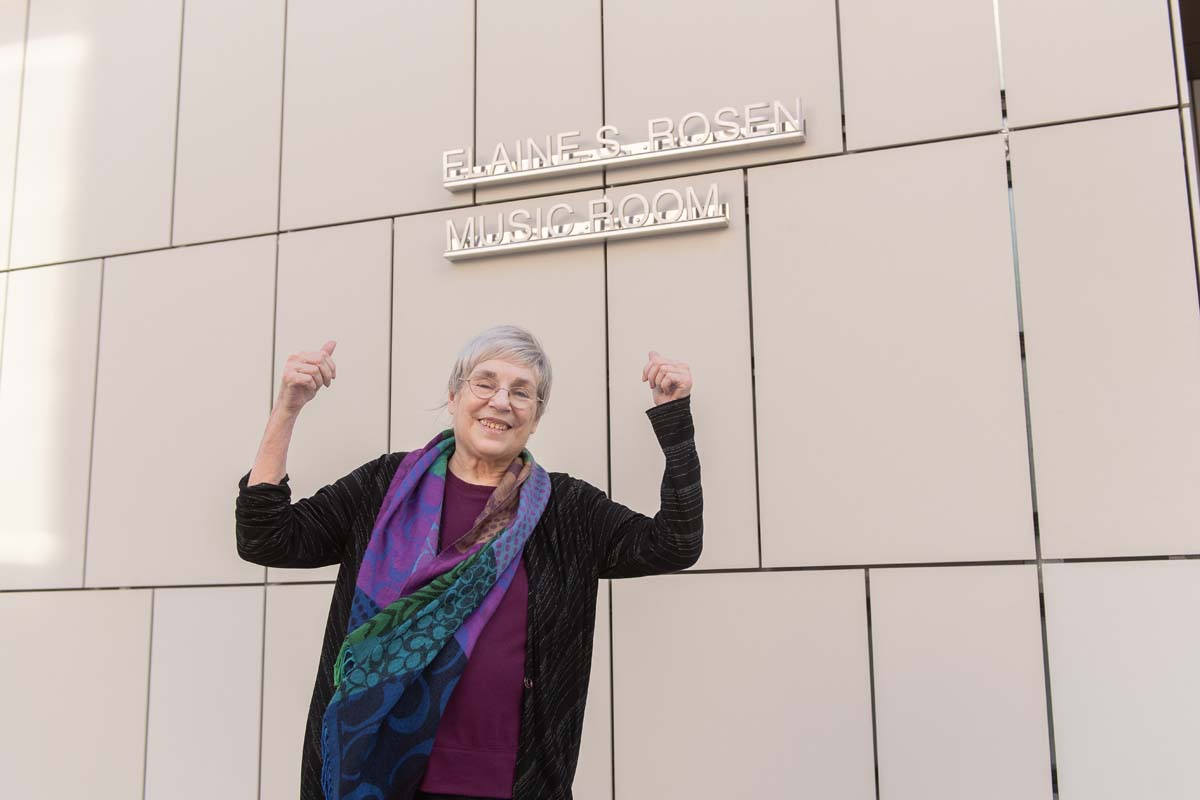 Elaine Rosen and Others at Naming Ceremony