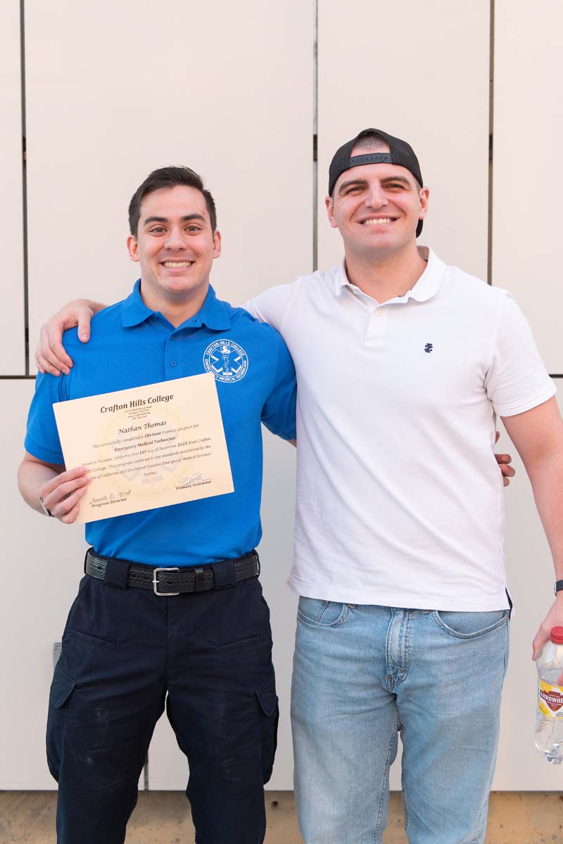 January 9, 2026 EMT Graduation