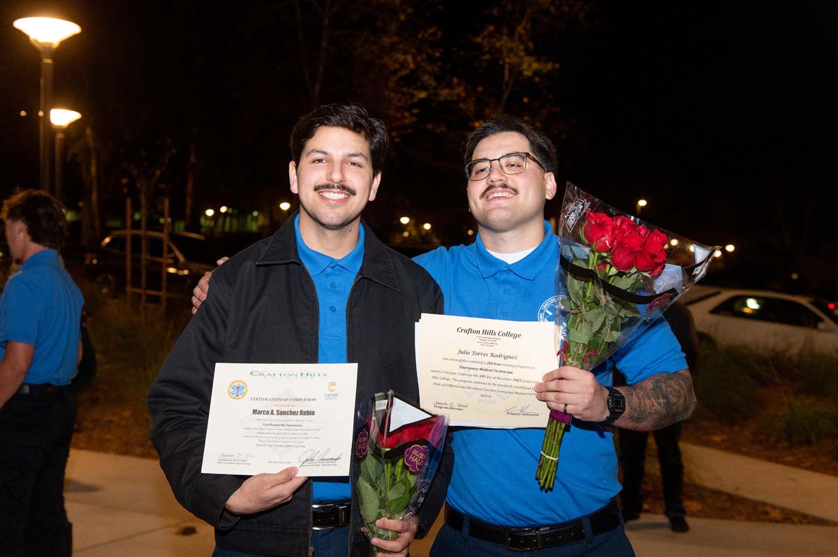 January 9, 2026 EMT Graduation