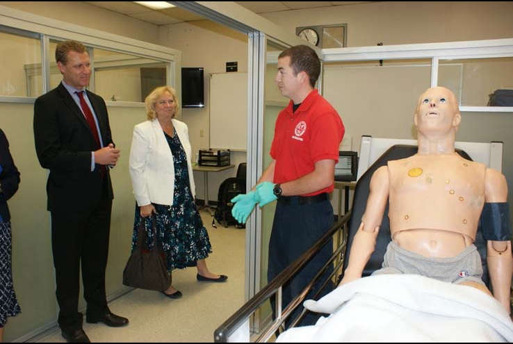 Assemblyman Mayes Tours CHC