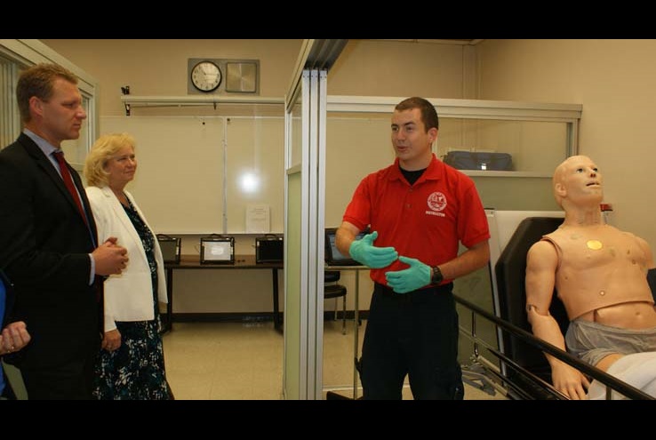 Assemblyman Mayes Tours CHC