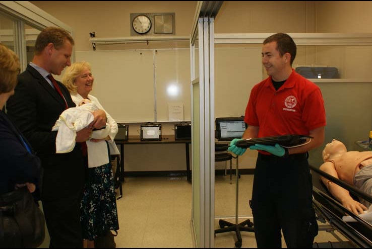 Assemblyman Mayes Tours CHC