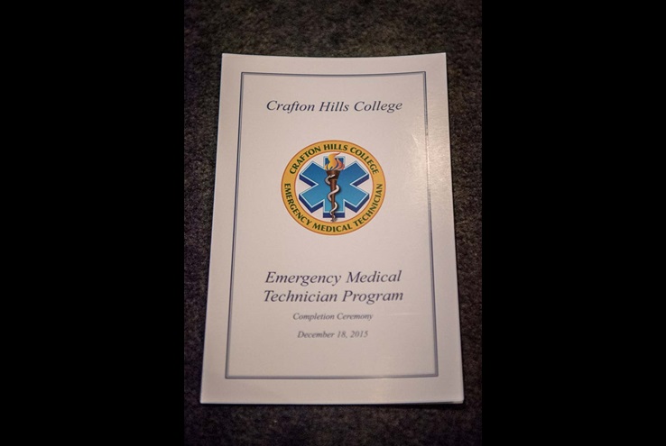 EMT Graduates Class of 2015