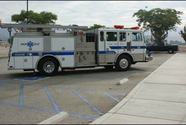 Rancho Cucamonga Donates Fire Engine