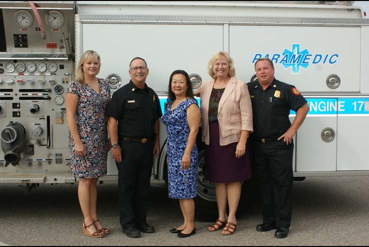 Rancho Cucamonga Donates Fire Engine