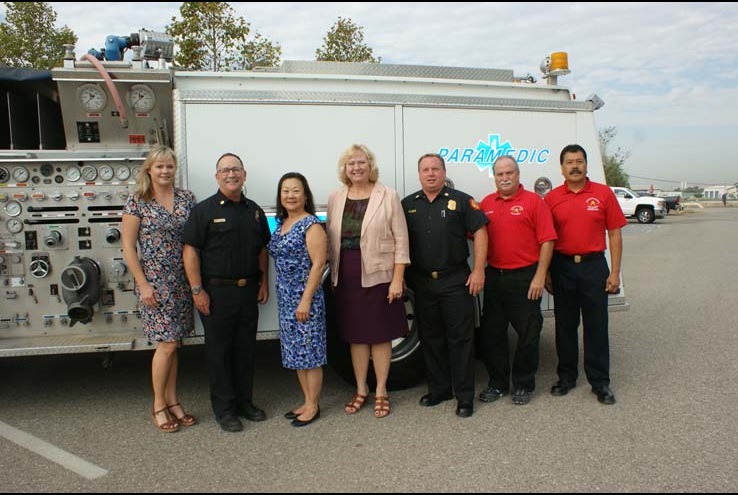 Rancho Cucamonga Donates Fire Engine