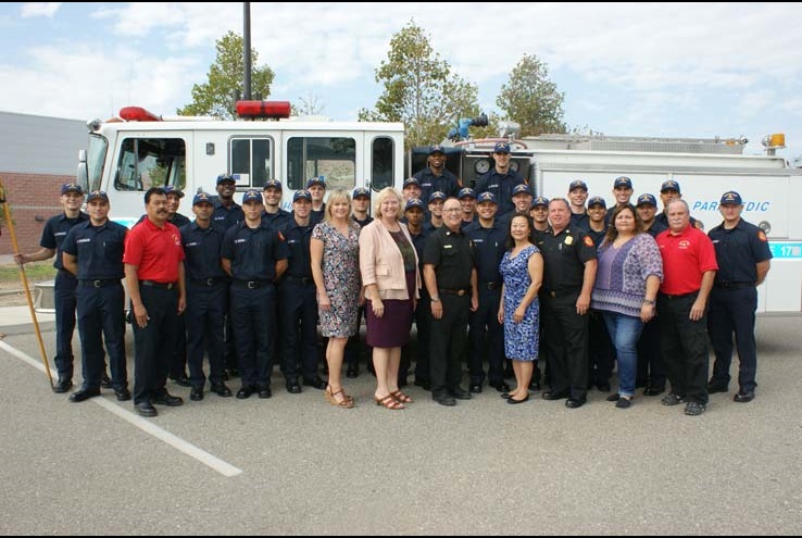 Rancho Cucamonga Donates Fire Engine