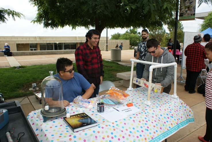 Students at Club Rush event