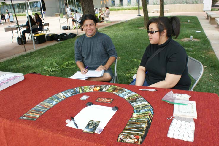 Students at Club Rush event