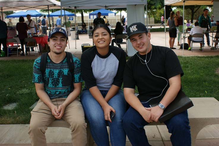 Students at Club Rush event