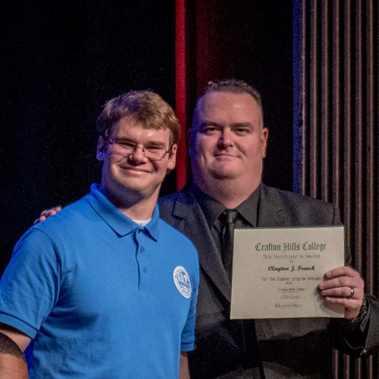 Students at EMT Graduation