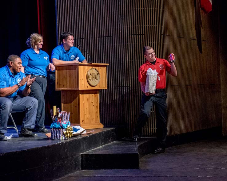 Students at EMT Graduation