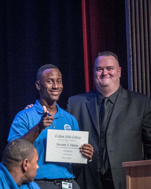 Students at EMT Graduation