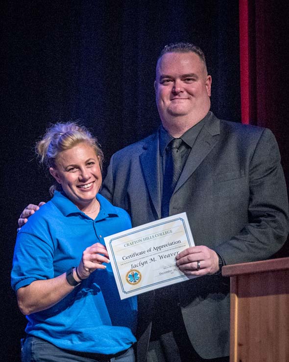 Students at EMT Graduation