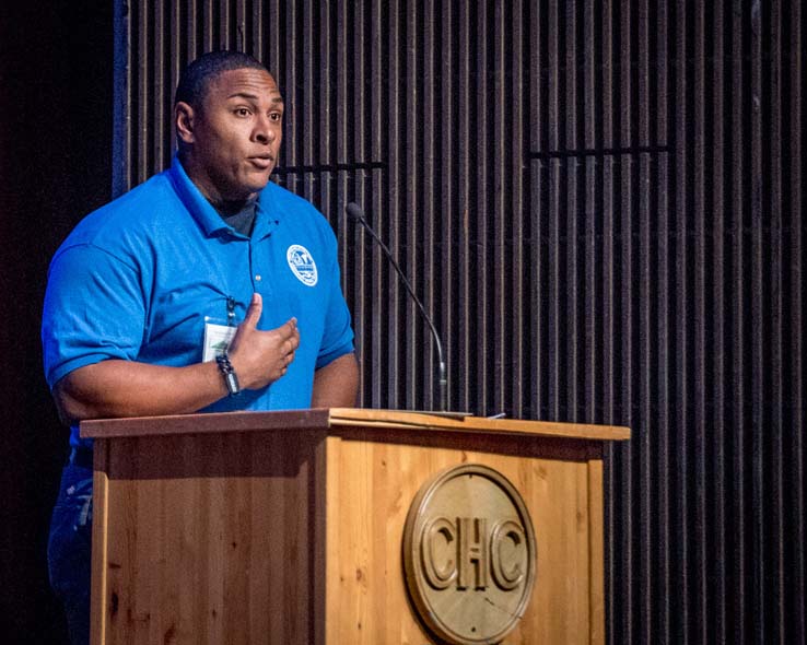 Students at EMT Graduation