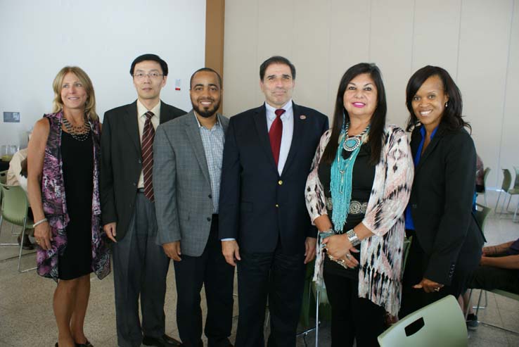 Group of people at reception