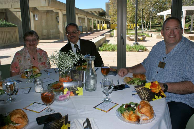 People enjoying the Friends luncheon