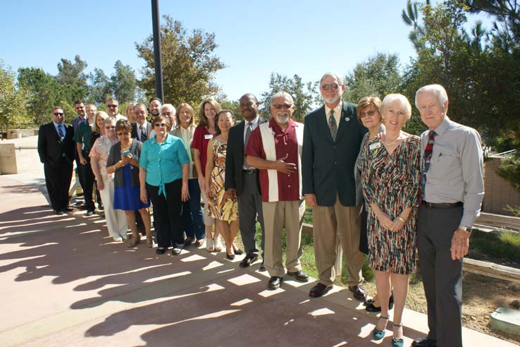 People enjoying the Friends luncheon