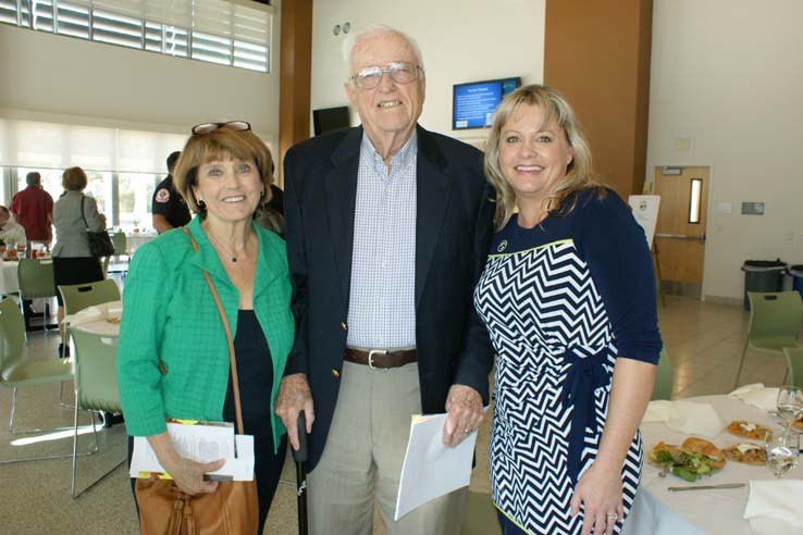 People enjoying the Friends luncheon