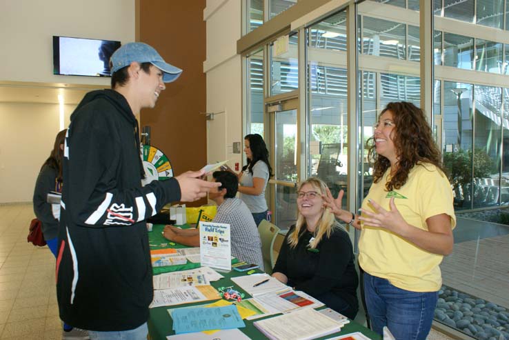 Students enjoying the Roadrunner Rally