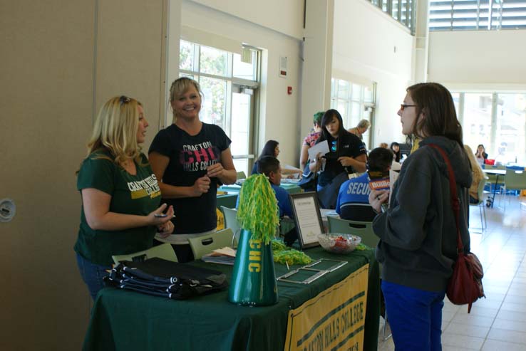 Students enjoying the Roadrunner Rally