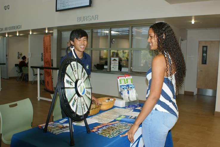 Students enjoying the Roadrunner Rally