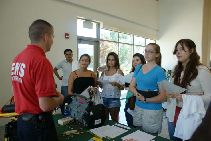 Students enjoying the Roadrunner Rally