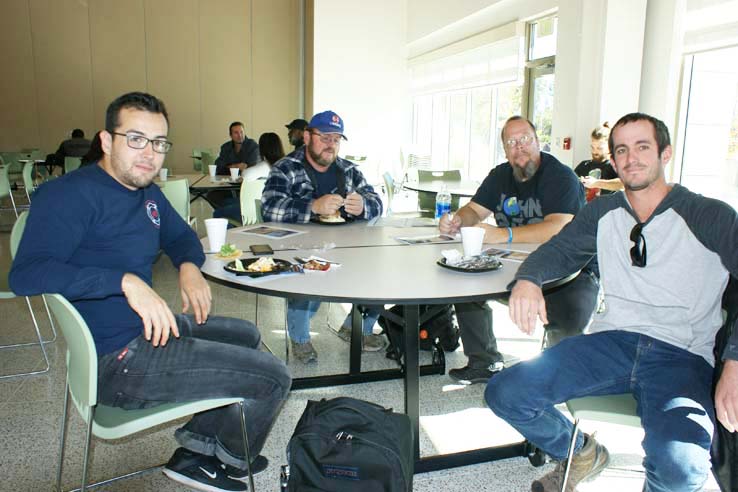 People enjoying the Veterans Thank You Luncheon